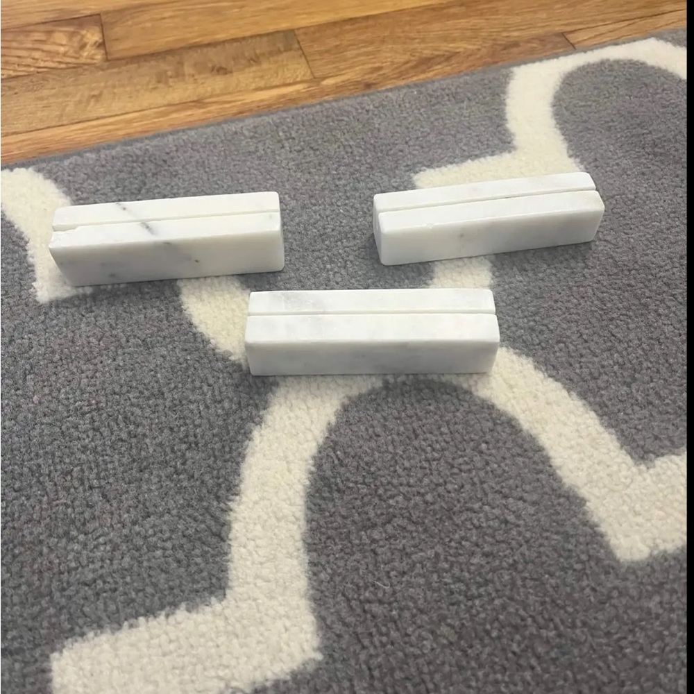 Listing 2- Magnolia Home Marble Name Stands (7 stands)